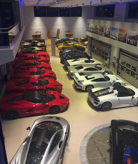 This $130 Million Supercar Collection Will Blow Your Mind - Maxim Tmax Yamaha, Ferrari Ff, Ferrari F50, Ultimate Garage, Luxury Garage, Luxury Car Interior, Fancy Cars, Best Luxury Cars, Luxury Homes Dream Houses