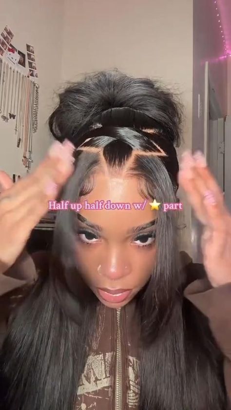 Diy Hair Wig, Frontal Wig Hairstyles, Beautiful Black Hair, Braids Hairstyles Pictures, Protective Hairstyles Braids, Hairdos For Curly Hair, Frontal Hairstyles, Flat Iron Hair Styles, Natural Hair Styles Easy