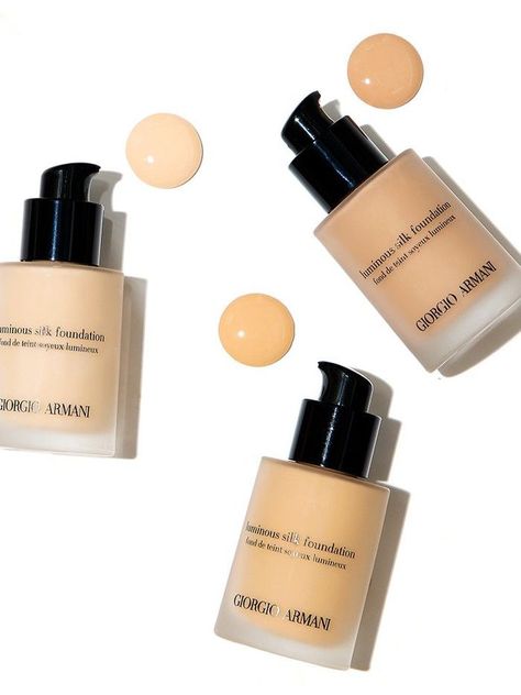 Armani Silk Foundation, Maquillage Pin Up, Giorgio Armani Foundation, Giorgio Armani Luminous Silk, Luminous Silk Foundation, Best Makeup Artist, Luminous Skin, Skin Foundation, Armani Beauty