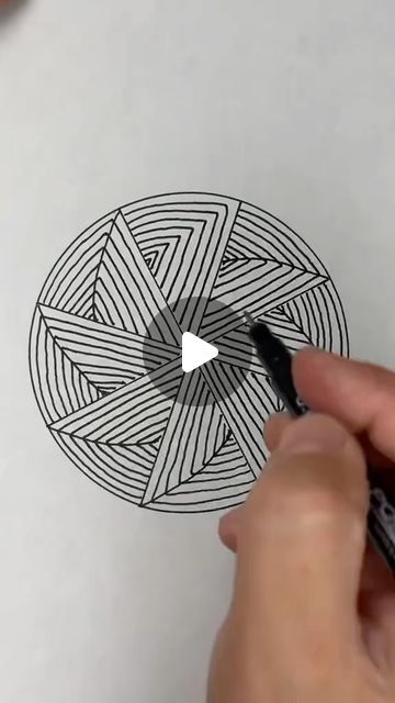 How To Draw Optical Illusions Easy, 3d Optical Illusions Drawing, 3d Optical Illusions Art, Optical Illusions Art Step By Step, 3d Drawings 3d Artwork, Illusion Art Drawing Simple, Geometric Art Drawing, Optical Illusions Drawings Easy, Illusions Drawings