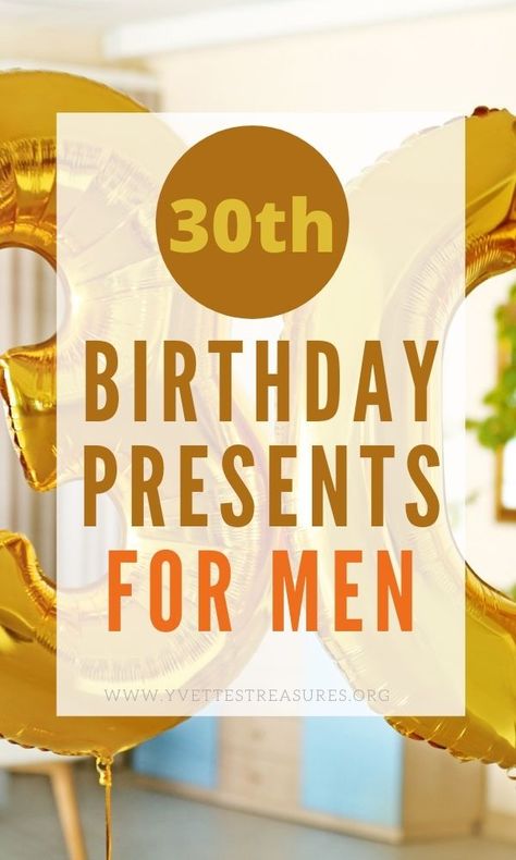 Unusual 30th Birthday presents for men. Fitness gifts, gifts for outdoors or camping, fun gag gift ideas especially for him. He will love these 30th birthday gift ideas! #30thbirthdaygifts #giftsforhim #birthdaygiftideas 30 Gifts Before 30th Birthday, 30th Birthday Gift Husband, Gifts For Husband 30th Birthday, Dirty 30 Birthday Gifts Men, 30 Birthday Husband Ideas, Thirty Birthday Ideas For Men Turning 30, 30th Birthday Idea For Boyfriend, 30 Things For 30th Birthday Men, 30th Birthday For Men Gift Ideas