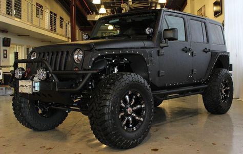 Black Jeep Wrangler Unlimited, Black Jeep Wrangler, Jeep Wrangler Unlimited Sport, Jeep Photos, Jeep Mods, Wrangler Unlimited Sport, Black Jeep, Lifted Jeep, Dream Cars Jeep