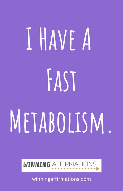 I have a fast metabolism - affirmations for your dream body by Winning Affirmations. Work Out Affirmations, Manifest Dream Body Fast, My Body Is Perfect Affirmation, Fast Metabolism Affirmations, Body Manifestation Affirmations, Height Affirmations, Subliminal Beauty, Body Manifestation, Winning Affirmations