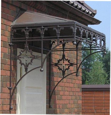 Copper Awning, Metal Awning, Iron Windows, Door Awnings, Door Canopy, Window Grill, Iron Work, Iron Gate, Back Doors