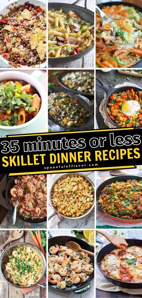 1 Pot Skillet Meals, Dinner Recipes On The Stove, Meals On Stove Top, Easy One Pot Dinners For Two, One Pot Weeknight Dinners, Easy Dinner Stovetop Recipes, Dinner Stove Top Recipes Easy, Top Of Stove Meals, Easy Meals For Two Stovetop