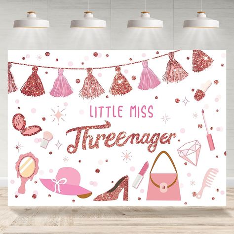 3 Year Party Ideas, Three-nager Birthday Party Ideas, Threenager Cupcakes, Pretty In Pink 3rd Birthday Party, Birthday Party Themes For 3 Year Girl, 3nager Birthday Party Ideas, Birthday Themes For 3rd Birthday Girl, Threenager Photoshoot Ideas, 3year Birthday Party Ideas Girl