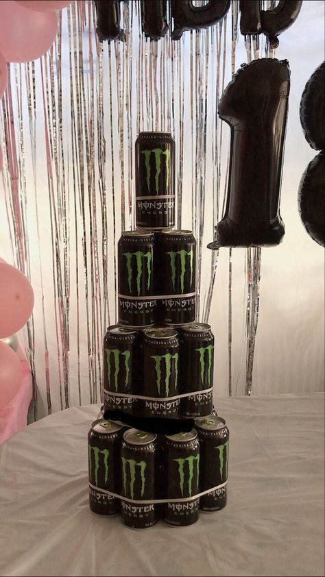 #birthday #monsterenergy #instagram #aesthetic #drink #story #indie #dark #egirl #emo Emo Birthday Party Aesthetic, Grunge Bday Party, Emo Scene Birthday Party, Punk Party Aesthetic, Goth Sweet 16 Party Ideas, Goth 18th Birthday, Goth Birthday Aesthetic, Emo Bday Party, Grunge Party Theme