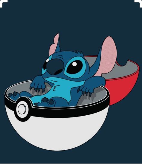 Pokeball Stich Disney Crossovers, Toothless And Stitch, Lelo And Stitch, Lilo And Stitch Quotes, Lilo Et Stitch, Stitch Drawing, Lilo E Stitch, Cute Stitch, Lilo Stitch