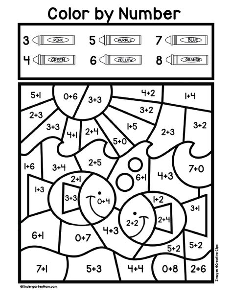 Addition Color by Number Worksheets Math And Color Worksheet, Addition Colour By Number, Color By Number Printable Free Addition, Math Coloring Worksheets Kindergarten, Math Colour By Numbers, Addition And Subtraction Color By Number, Color By Number 3rd Grade, Color By Math Problem Free, Color By Addition And Subtraction Free