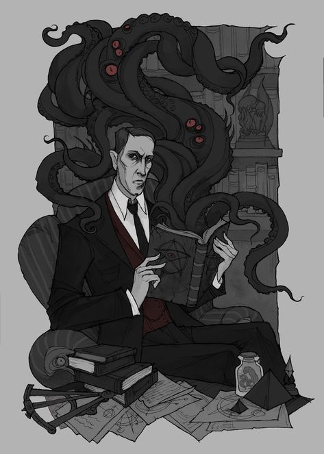 Cthulhu Tattoo, Lovecraft Monsters, Cthulhu Fhtagn, Lovecraft Art, Cthulhu Art, Lovecraft Cthulhu, Arte Occulta, Lovecraftian Horror, H P Lovecraft