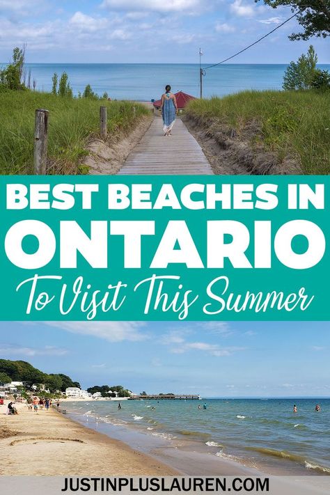 These are the best beaches in Ontario, Canada. This list shows you the best sandy beaches and turquoise waters throughout southwest Ontario, southern Ontario, eastern Ontario, and even northern Ontario. Plan your Ontario summer road trips by visiting these beautiful Ontario beaches. Ontario beaches | Top beaches in Ontario | Best beaches in southwestern Ontario | Lake Ontario Beaches | Lake Erie Beaches | Best beaches near Toronto | Southern Ontario Beaches | Lake Huron Beaches Lake Ontario Canada, Ontario Summer, Ontario Lake, Ontario Beaches, Montreal Travel Guide, Summer Road Trips, Ontario Road Trip, Ontario Parks, Alberta Travel