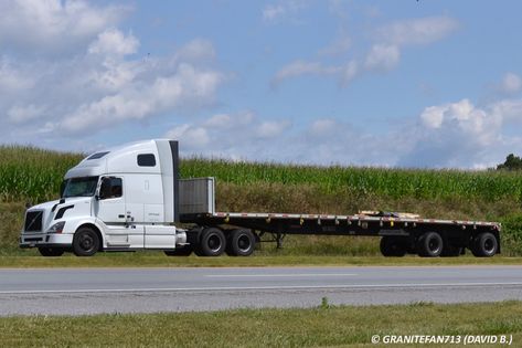 UPS Freight Volvo VNL670 with a Flatbed | Trucks, Buses, & Trains by granitefan713 | Flickr Truck Pics, Flatbed Truck, Volvo Trucks, Semi Truck, Semi Trucks, Truck Driver, Buses, Volvo, Ups