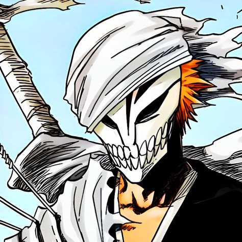 Ichigo Kurosaki Anime, Ichigo Pfp, Ichigo Hollow Mask, Ichigo Kurosaki Wallpaper, Bleach Drawing, Madara Wallpaper, Bleach Ichigo, Anime Character Names, Bleach Anime Ichigo