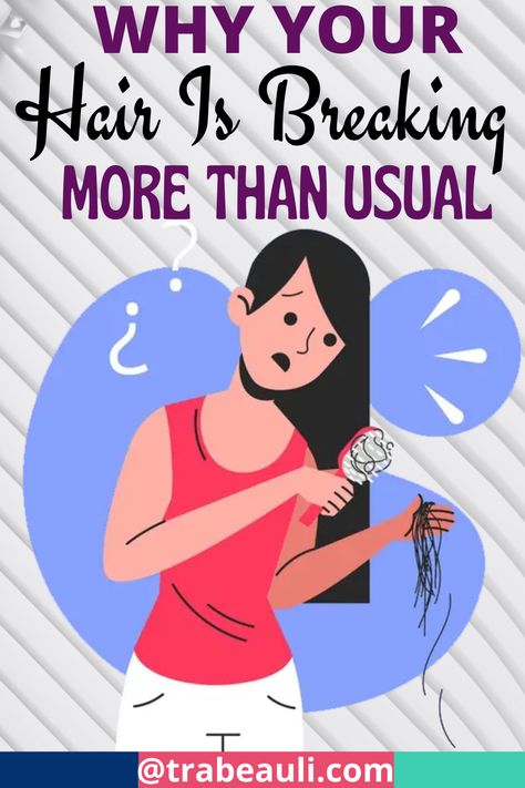 HOW TO STOP HAIR FALL IMMEDIATELY: 10 THINGS WORK FOR ME Best Shampoo For Hair Breakage, Why Is My Hair Breaking Off, How To Treat Hair Breakage, Stop Hairfall Immediately, How To Stop Hair Breakage, How To Stop Hairfall, Darken Hair Naturally, Stop Hairfall, How To Prevent Hair Breakage