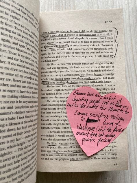 Very Secret Society Of Irregular Witches Book, Emma Annotations, Emma Jane Austen Annotations, Annotating Classic Books, Emma By Jane Austen Aesthetic, Emma Book Aesthetic, When Emma Falls In Love Tattoo, Annotating Classics, Classic Novels Aesthetic