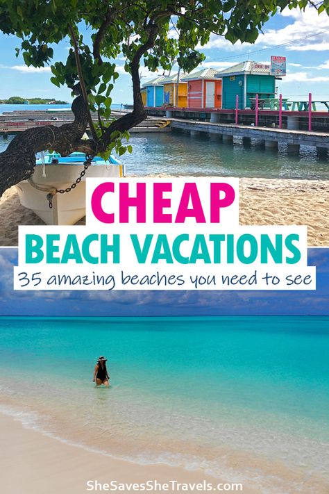 35 Cheapest Beach Vacations: Swoon-worthy Destinations You Need to See Beaches To Travel To, Best Beach Vacations For Couples, Usa Beach Vacations, Cheap Vacation Ideas Usa, Best Tropical Family Vacations, May Vacation Destinations, Vacation Ideas On A Budget, Affordable Family Vacation Destinations, Best Beach Vacations In The Us