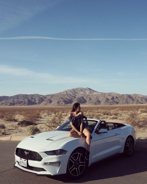 Convertible Car Photoshoot, New Car Picture, Classic Car Photoshoot, Car Shoot, Mustang Girl, Car Photoshoot, California Road Trip, Car Poses, Travel California