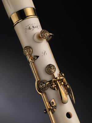 Charles Joseph Sax (Belgian, 1790–1865) | Clarinet in B-flat (detail view), 1830 | 53.223 Clarinet Photo, Clarinets, Instruments Art, Band Jokes, Music Jokes, Bass Clarinet, Woodwind Instruments, Band Nerd, Music Is My Escape