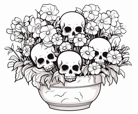 free coloring page of skull skeleton art coloring sheets – BUJO ART Skull Coloring Pages Free Printable, Spooky Coloring Pages, Crochet Baby Cocoon Pattern, Skull Coloring, Colouring Sheets For Adults, Bujo Art, Wedding Coloring Pages, Badass Skulls, Colour Therapy