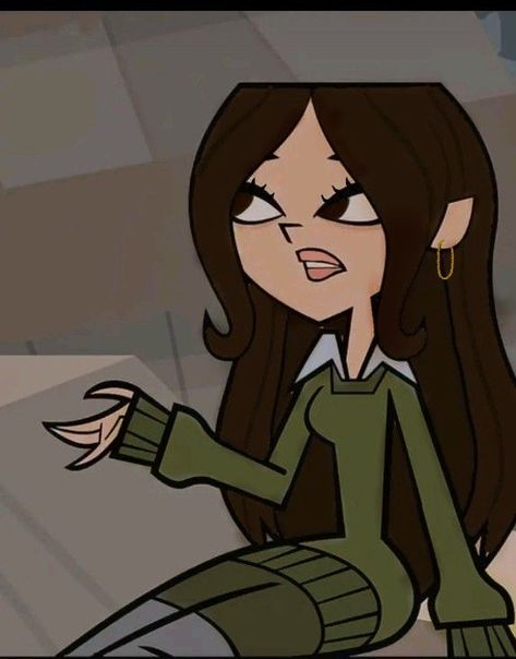 Hair, Brown Hair, Cartoon Girl, A Cartoon