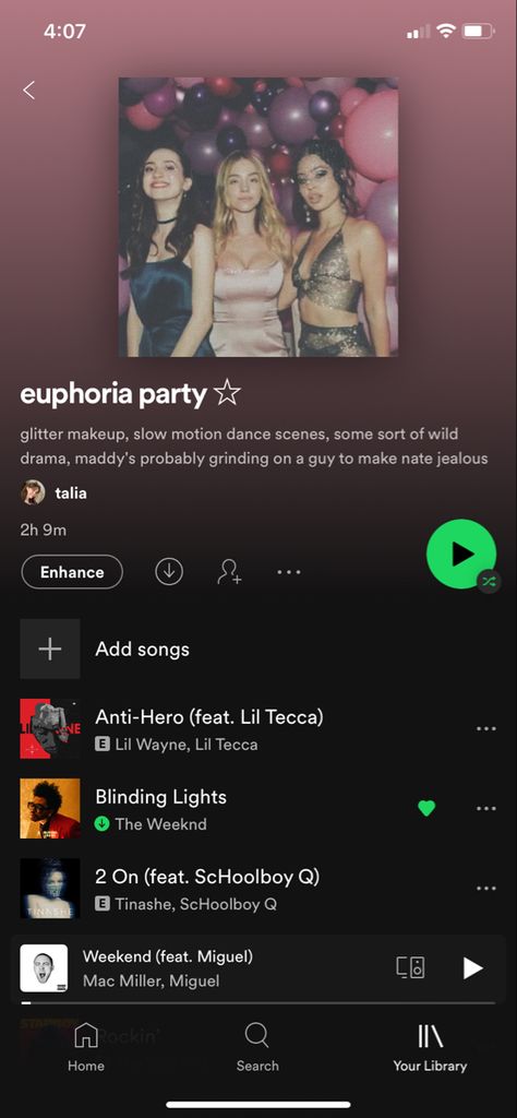 spotify is @taliaservin13 if u wanna followww!! enjoy the euphoria party vibes #euphoria #party #aesthetic #spotify #playlist Songs That Give Euphoria Vibes, Euphoria Birthday Party Theme Outside, Birthday Party Songs Playlist, Euphoria Party Activities, Europhia Party Ideas, Sweet 16 Song Playlist, Euphoria Themed Invitation, Sweet 16 Playlist Songs, Euphoria Photobooth