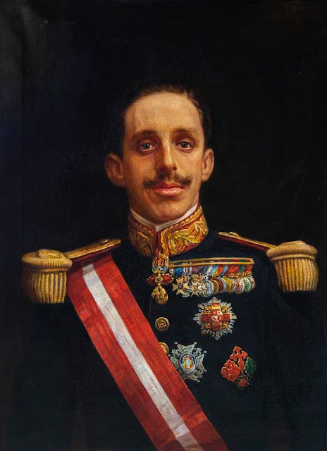 Royalty & Pomp: King Alfonso XIII of Spain Spanish Royalty, M King, Spanish King, Vintage Tropical, Spanish Royal Family, European Royalty, Art Poster Design, Portrait Artist, King Queen