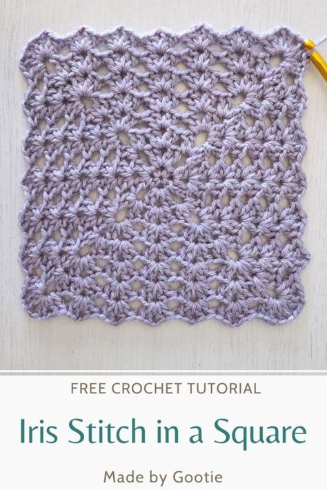 Easy Crochet Square Patterns, Afghan Crochet Squares Patterns, Crochet Blanket In The Square, Granny Square Lace Pattern, Beautiful Granny Square Crochet, Crochet Stitches Granny Squares, 12x12 Crochet Square Patterns, Lacy Granny Square Crochet Pattern, Alternative Granny Square Patterns