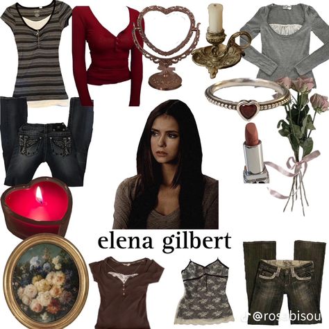 Vampire Diaries Vampires Girlfriend Aesthetic Outfits, Elana From Vampire Diaries Outfits, Girlfriend Clothes, Fairy Grunge Outfit, Kid Aesthetic, Twilight Outfits, Vampire Diaries Fashion, Fairycore Outfits, Vampire Diaries Outfits