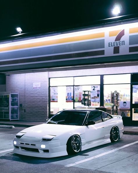 7-ELEVEn on Instagram: “looking for some wheels so @ your fave car account 📸: @notjosee” 7eleven Aesthetic, Nissan 180sx, Slammed Cars, Mobil Drift, Jdm Wallpaper, Aesthetic Car, Best Jdm Cars, Dream Cars Jeep, Nissan 240sx