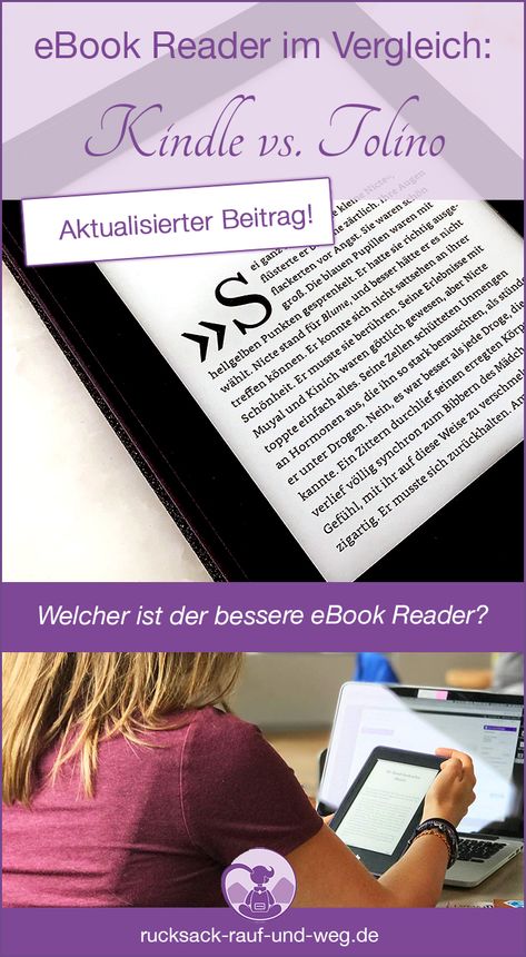 >> Aktualisierter Beitrag << Ich habe für dich mal die zwei beliebtesten eBook Reader unter die Lupe genommen und die Modelle von Kindle und Tolino miteinander verglichen. Welcher ist wo besser? Welcher der beiden eBook Reader ist empfehlenswert?   #ebooks #ebookreader #backpacking #urlaub #lesetipps #reisetipps #reisehacks #kindlepaperwhite #tolionoshine3 #kindle #tolino #reiseausstattung #reiseprodukte #techniktipps #elektronik Tolino, E Book Reader, Ebook Marketing, Ebook Template, Health Books, Ya Books, Ebook Reader, Free Ebooks Download, Download Books