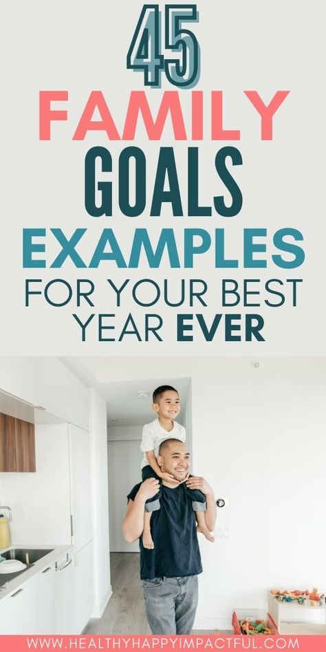 The best family goals for your future. Use these examples to create resolutions and goals that align with your priorities and values. These all make fantastic goals to set for yourself, your kids, and your family relationship. #goalslist Moodboard Future Goals, Goal Setting For Families, Setting Family Goals, New Years Family Goals, 2024 Family Goals, 2024 Mom Goals, Family Goals For 2024, 2024 Family Vision Board, Family Goals List