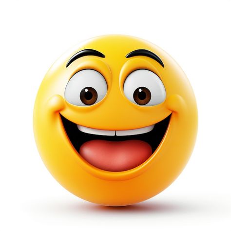 Photo smiley face with happy expression ... | Premium Photo #Freepik #photo #happy #smiley-face #smile-face #happy-face All Emoji Faces, Smile Emoji Photo, Sleeping Emoji, Happy Face Emoji, All Emoji, Happy Expression, Happy Emoji, Smile Emoji, Face Smile
