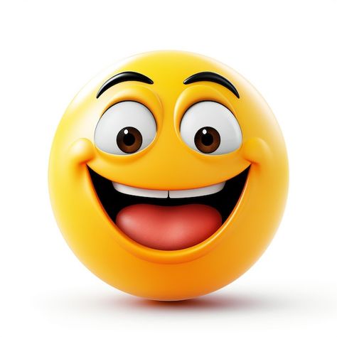 Photo smiley face with happy expression ... | Premium Photo #Freepik #photo #happy #smiley-face #smile-face #happy-face All Emoji Faces, Smile Emoji Photo, Sleeping Emoji, Emoji Happy Face, Happy Emoticon, All Emoji, Smiley Face Emoji, Happy Expression, Happy Emoji