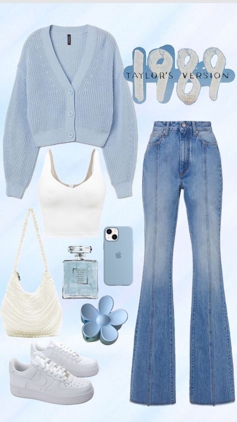 #ootd #outfitinspo #taylorswift #1989 #1989era #outfit #blue Taylor Swift, Swift, Eras Tour, Ootd, Energy, Blue