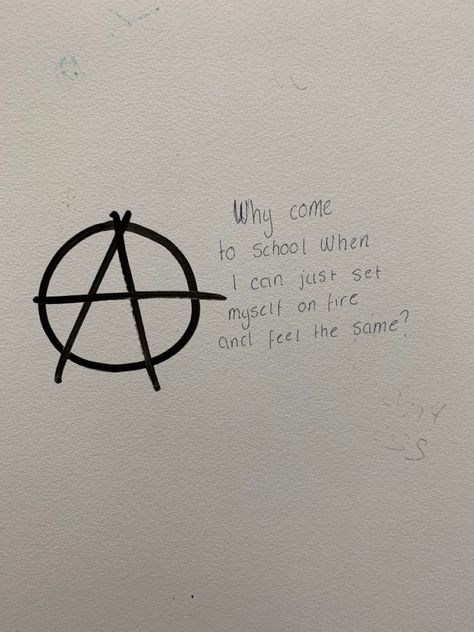 Punk Quotes Aesthetic, Anarchy Aesthetic, Anarchy Wallpaper, Anarchy Tattoo, School Toilet, Punk Quotes, Anarchy Quotes, Punk Wallpaper, Wall Writing