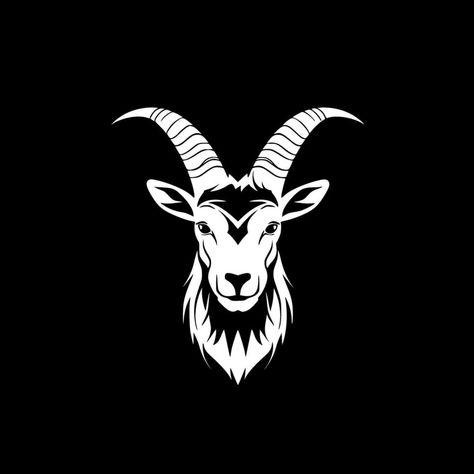Goats, Goat Vector Illustration, Goat Vector, Goat Logo, Flat Logo, The Goat, Vector Logo, Vector Art, Vector Free