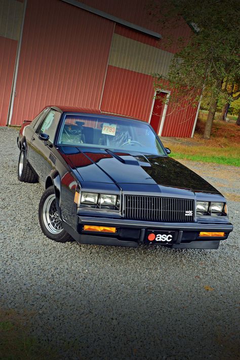 Dressed in black, the GNX was called the Darth Vader of muscle cars for good reason. With its sinister look and the decade’s best performance numbers, the GNX will go down as a true-bred muscle car and live on as one of the most highly sought after models in the collector car marketplace. Buick Grand National Gnx, 1987 Buick Grand National, Buick Gsx, Buick Grand National, Pontiac G8, Buick Cars, Chevy Muscle Cars, Buick Regal, Grand National