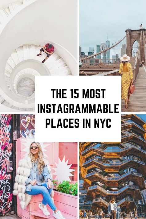 Below, you’ll find a list of the best places for street photography in NYC, the best places for indoor photos, a handful of hidden gems, and NYC Instagram spots that’ll make you the envy of your followers. #nyc #instagramspots #newyorkcity Nyc Secret Spots, Best Places To Take Pictures In Nyc, Instagram Nyc Places, Midsize Nyc Fashion, Places To Take Pictures In Nyc, Best Instagram Spots In Nyc, Nyc Instagram Spots, Aesthetic Places In Nyc, New York City Hidden Gems