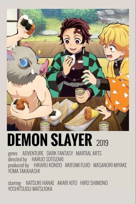 Anime Poster Prints Demon Slayer, Demon Slayer Movie Poster, Mini Anime Posters, Demon Slayer Minimalist Poster, Anime Title Cards, Anime Minimalistic Poster, Anime Posters Demon Slayer, Anime Printable Posters, Anime Poster Ideas