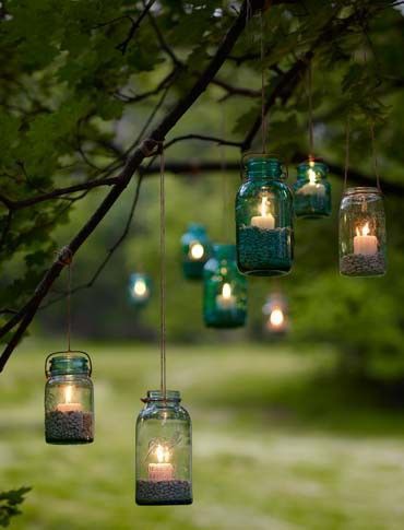 5 Great Mason Jar Lighting Projects! Feng Shui, Mason Jar Crafts, ขวดโหล Mason Jar, Mason Jar Lighting, Jar Lights, Mason Jar Lamp, Jar Crafts, Home Renovation, Diy Garden