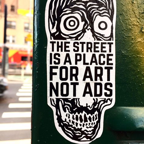 Sticker art NoLita NYC NYC Sticker Art — Part V: Rx Skulls, Chris RWK & K Nor, Todd Colby, Nany Coy, Bines, RAE BK and more Sticker Street Art, Street Stickers Art, Sticker Art Graffiti, Sticker Art Ideas, Street Art Ideas, Nolita Nyc, Graffiti Lettering Fonts, Protest Art, Trash Art