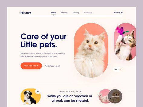 Web Landing Page by Orix Agency Cat Website Design, Pet Landing Page, Pets Website Design, Vet Website, Pet Website Design, Web Landing Page, Black Website, Login Page Design, Cat Website