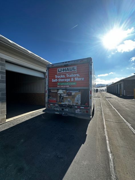 Trucks, Uhaul Truck Aesthetic, Uhaul Truck, Trucking Business, Self Storage, Moving Day, 2024 Vision, Vision Board, Trailer