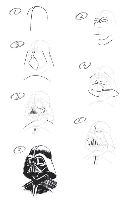 With this post, we are opening a new category of drawing characters. We will start this category by drawing the most famous sci-fi character: Darth Vader. Darth Vader Helmet Drawing, Darth Vader Drawing, Darth Vader Tattoo, Darth Vader Art, Traditional Tattoo Drawings, Helmet Drawing, Helmet Tattoo, Vader Helmet, Darth Vader Helmet