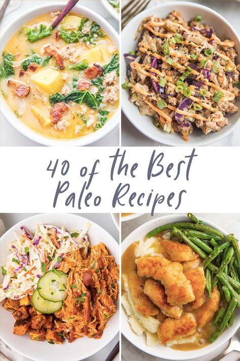 Paleo Dinner Recipes, Low Carb Low Sugar Diet, Low Sugar Diet Recipes, Whole30 Meal Prep, Whole 30 Meal Plan, Best Paleo Recipes, Whole30 Dinner Recipes, Easy Whole 30 Recipes, Best Diet Foods