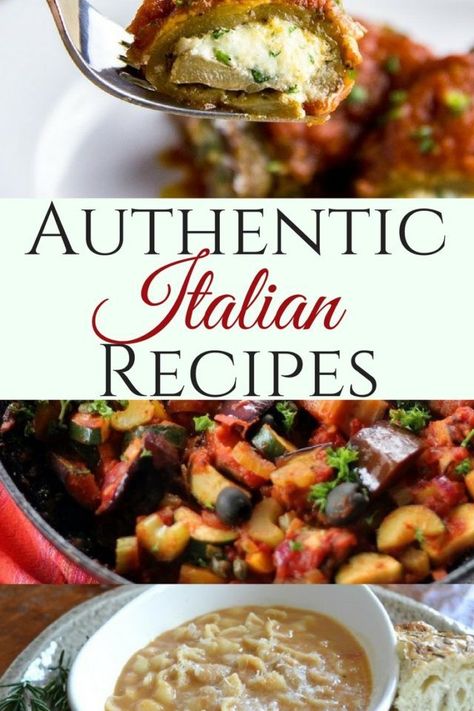 Italian Main Dishes, Authentic Italian Recipes, Italian Snacks, Italian Entrees, Italian Cuisine Recipe, Vegetarian Italian, Traditional Italian Dishes, Italian Dinner Recipes, Italian Recipes Traditional