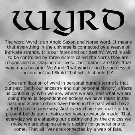 Wyrd meaning Anglo Saxon, Wyrd Rune, Hand Knuckles, Norse Words, Norse Myth, Viking Life, Norse Pagan, Viking History, Norse Vikings