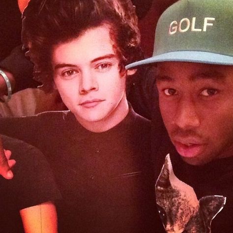 Tyler the Creator with a Harry cutout. This maybe the single most important picture Tyler has ever taken. Tyler The Creator, The Creator