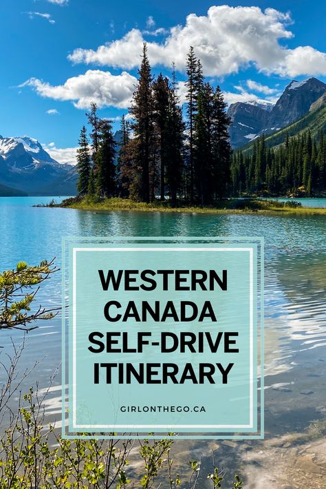 Western Canadian Self-Drive Itinerary Montreal Travel Guide, British Columbia Travel, Canadian Road Trip, Alberta Travel, Canada Trip, Canada Vacation, Vancouver Travel, Canadian Travel, Canada Road Trip