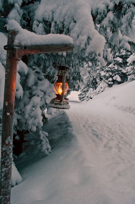 Winter Lantern Maine Aesthetic, Winter Szenen, Winter Presets, Cabin Aesthetic, Ski Cabin, Winter Cabin, Snowy Winter, Winter Scenery, Winter Beauty